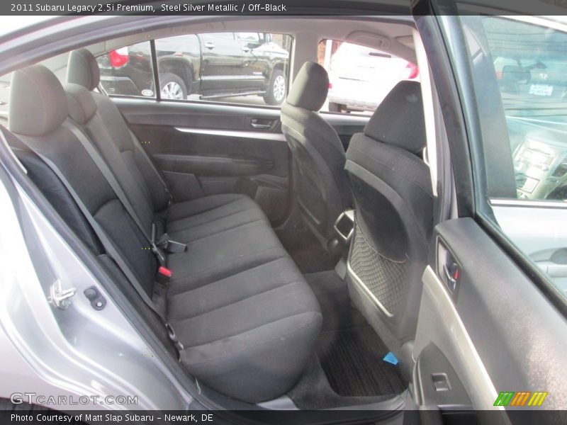 Steel Silver Metallic / Off-Black 2011 Subaru Legacy 2.5i Premium