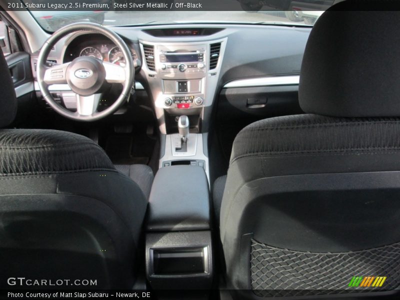 Steel Silver Metallic / Off-Black 2011 Subaru Legacy 2.5i Premium