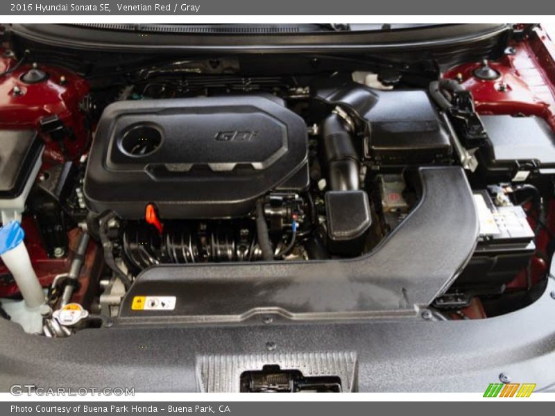 Venetian Red / Gray 2016 Hyundai Sonata SE
