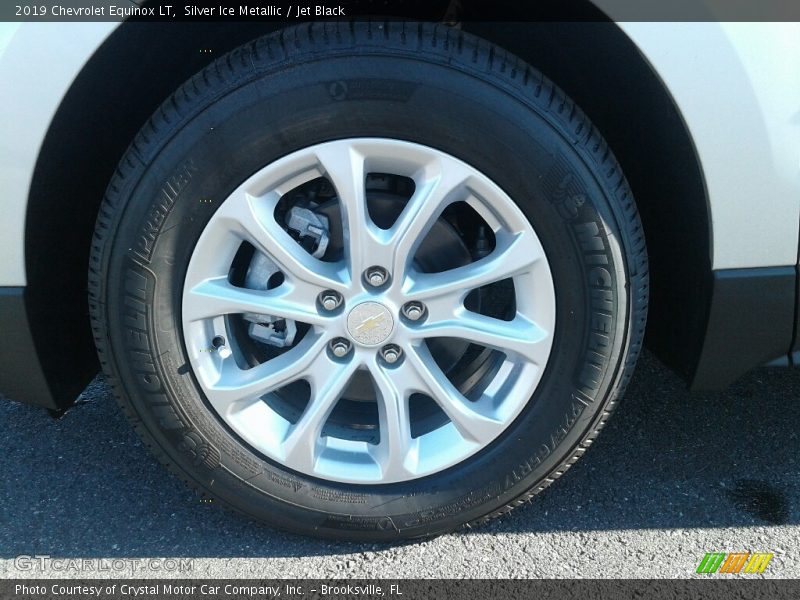 Silver Ice Metallic / Jet Black 2019 Chevrolet Equinox LT