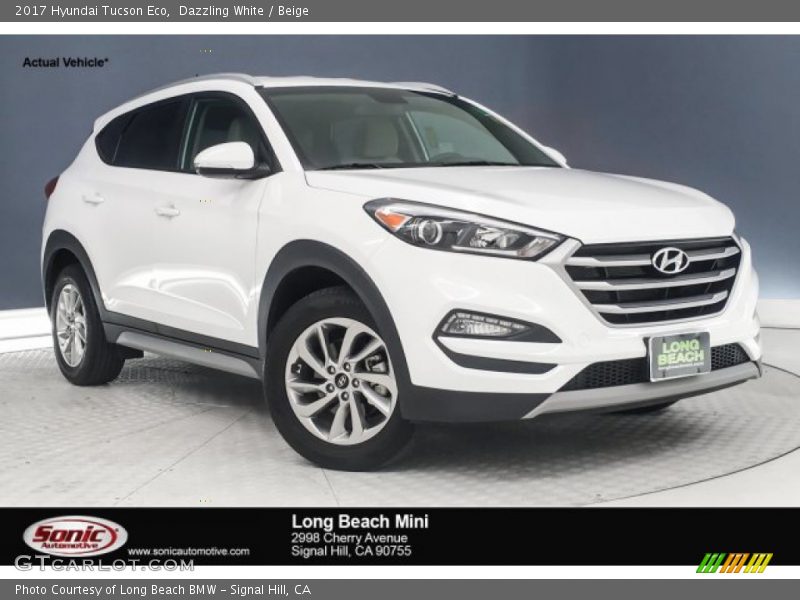 Dazzling White / Beige 2017 Hyundai Tucson Eco