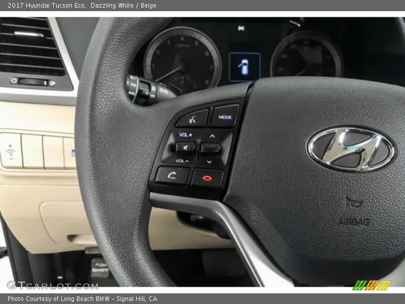 Dazzling White / Beige 2017 Hyundai Tucson Eco