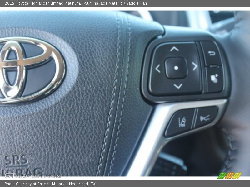 Alumina Jade Metallic / Saddle Tan 2019 Toyota Highlander Limited Platinum