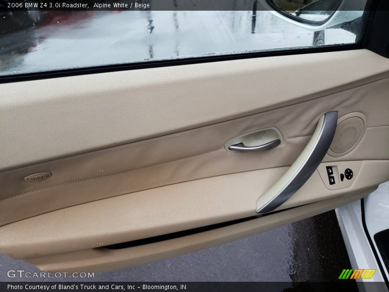 Alpine White / Beige 2006 BMW Z4 3.0i Roadster