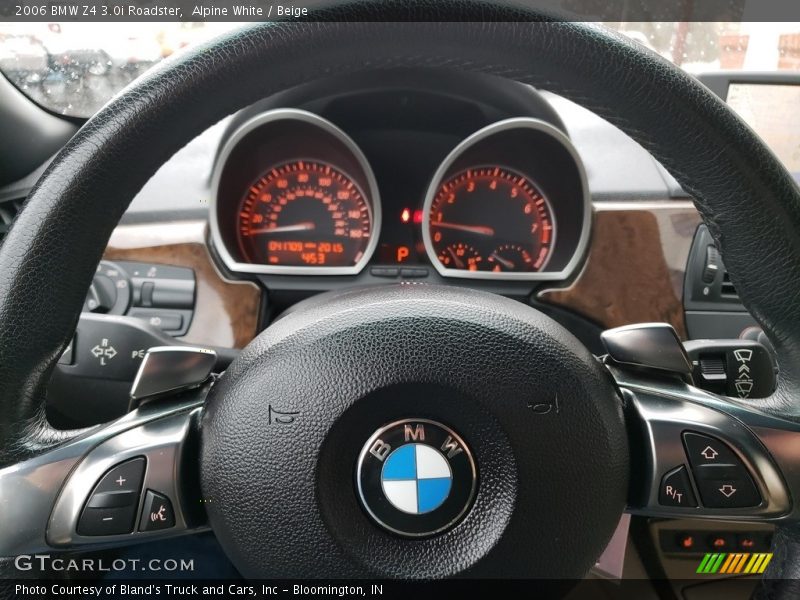 Alpine White / Beige 2006 BMW Z4 3.0i Roadster