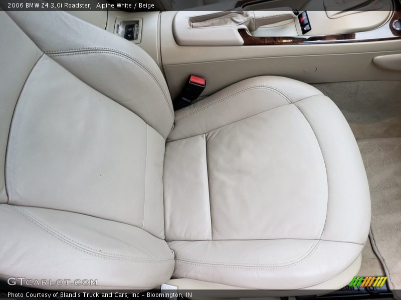 Alpine White / Beige 2006 BMW Z4 3.0i Roadster