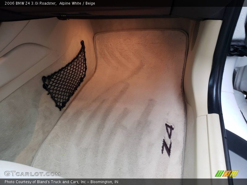 Alpine White / Beige 2006 BMW Z4 3.0i Roadster