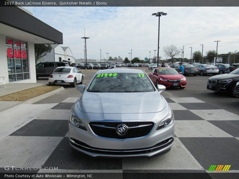 Quicksilver Metallic / Ebony 2017 Buick LaCrosse Essence