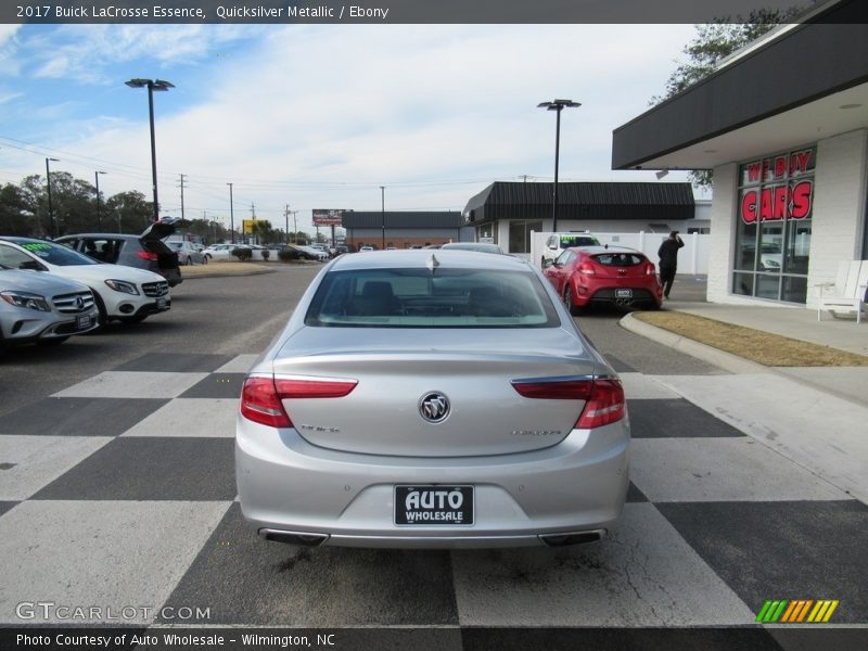 Quicksilver Metallic / Ebony 2017 Buick LaCrosse Essence