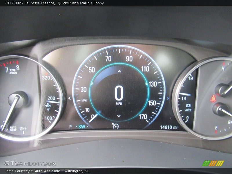 Quicksilver Metallic / Ebony 2017 Buick LaCrosse Essence