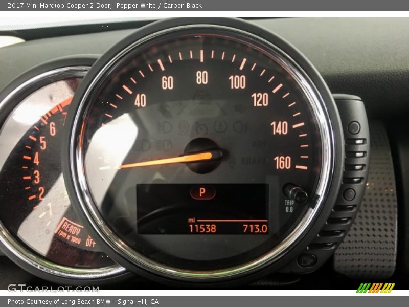 Pepper White / Carbon Black 2017 Mini Hardtop Cooper 2 Door