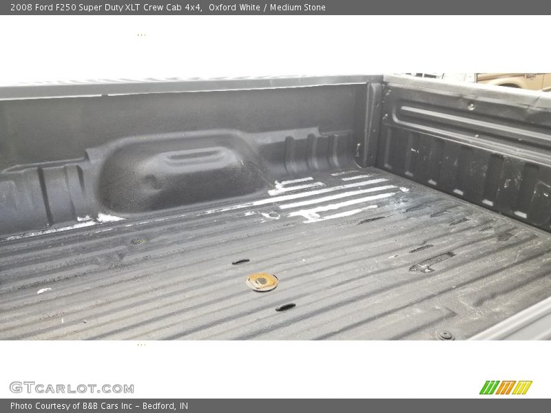 Oxford White / Medium Stone 2008 Ford F250 Super Duty XLT Crew Cab 4x4