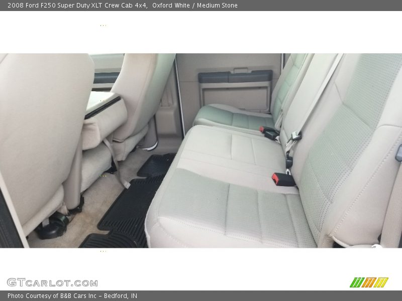 Oxford White / Medium Stone 2008 Ford F250 Super Duty XLT Crew Cab 4x4