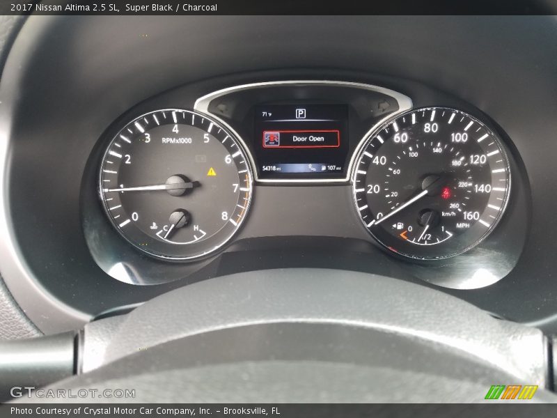 Super Black / Charcoal 2017 Nissan Altima 2.5 SL
