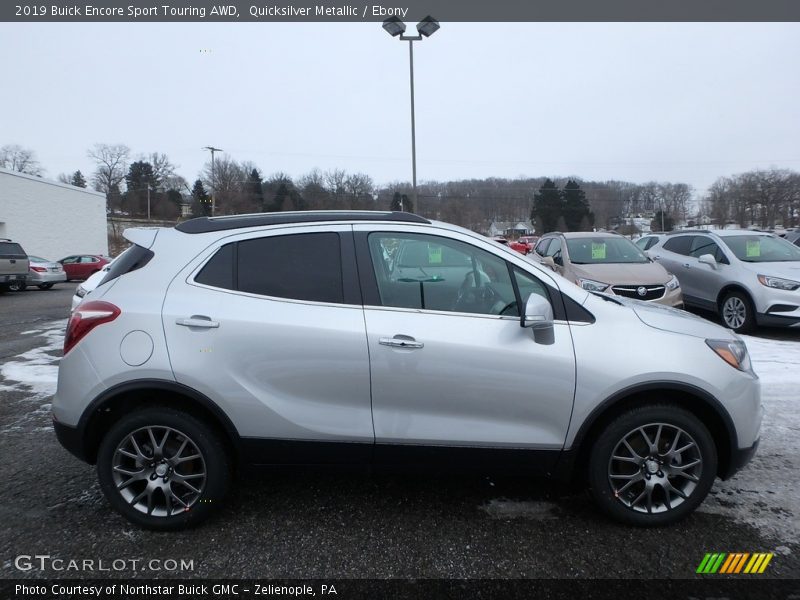 Quicksilver Metallic / Ebony 2019 Buick Encore Sport Touring AWD