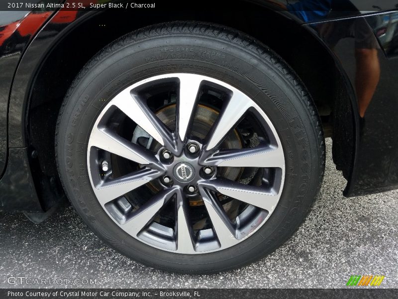 Super Black / Charcoal 2017 Nissan Altima 2.5 SL
