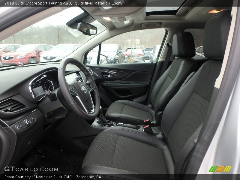 Quicksilver Metallic / Ebony 2019 Buick Encore Sport Touring AWD