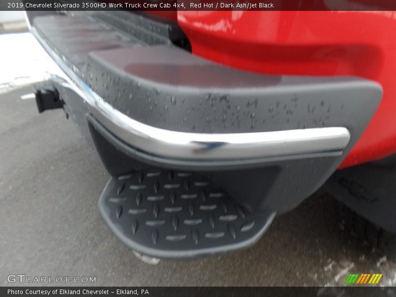 Red Hot / Dark Ash/Jet Black 2019 Chevrolet Silverado 3500HD Work Truck Crew Cab 4x4