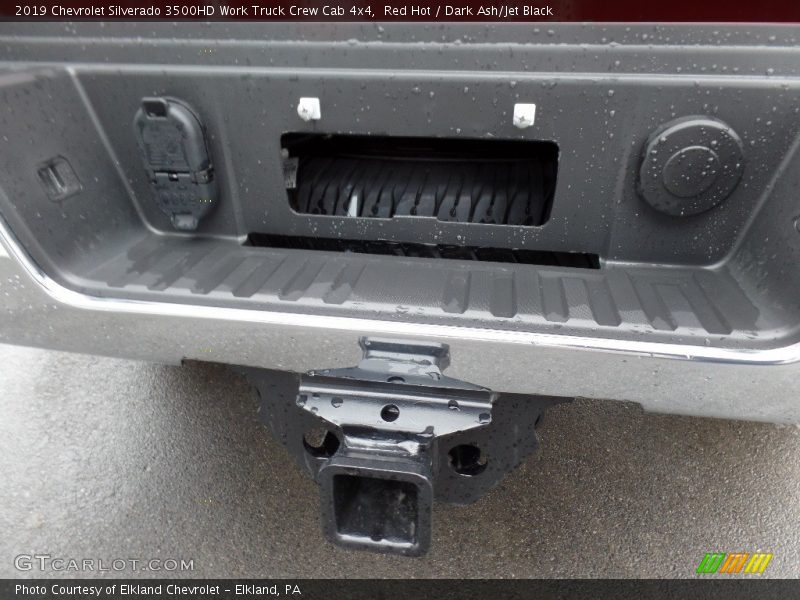 Red Hot / Dark Ash/Jet Black 2019 Chevrolet Silverado 3500HD Work Truck Crew Cab 4x4