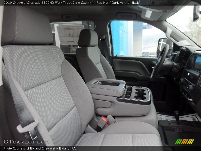 Red Hot / Dark Ash/Jet Black 2019 Chevrolet Silverado 3500HD Work Truck Crew Cab 4x4