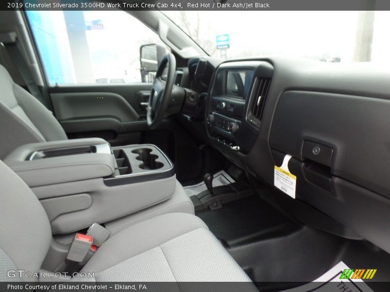 Red Hot / Dark Ash/Jet Black 2019 Chevrolet Silverado 3500HD Work Truck Crew Cab 4x4