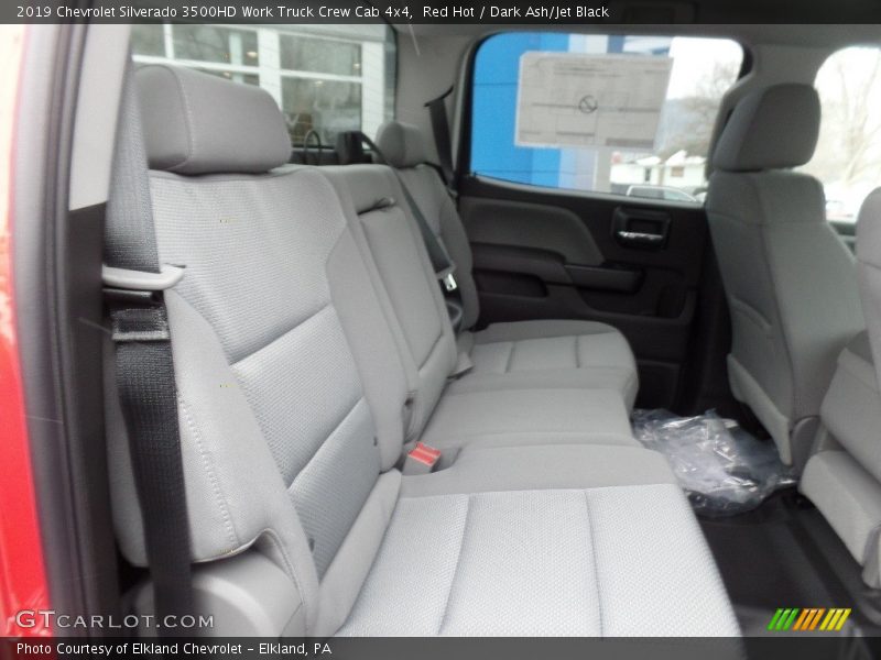 Red Hot / Dark Ash/Jet Black 2019 Chevrolet Silverado 3500HD Work Truck Crew Cab 4x4