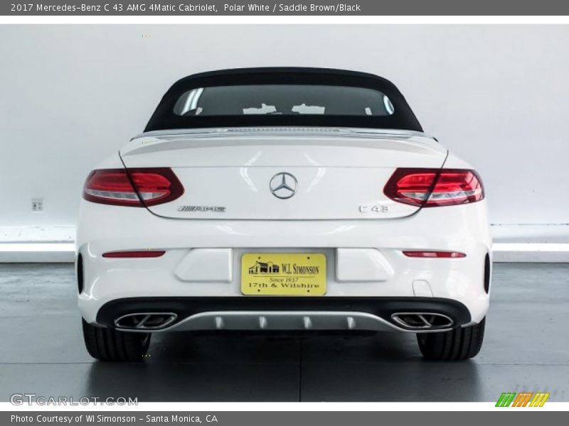 Polar White / Saddle Brown/Black 2017 Mercedes-Benz C 43 AMG 4Matic Cabriolet