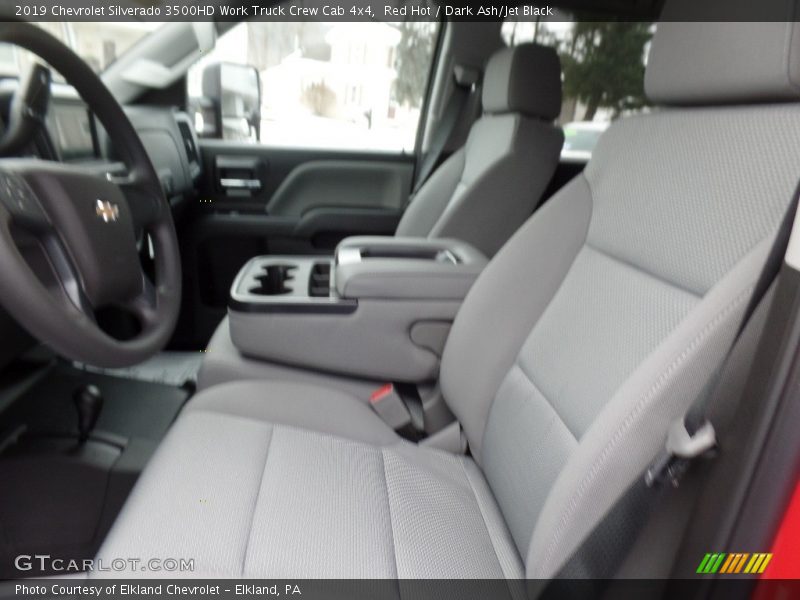 Red Hot / Dark Ash/Jet Black 2019 Chevrolet Silverado 3500HD Work Truck Crew Cab 4x4