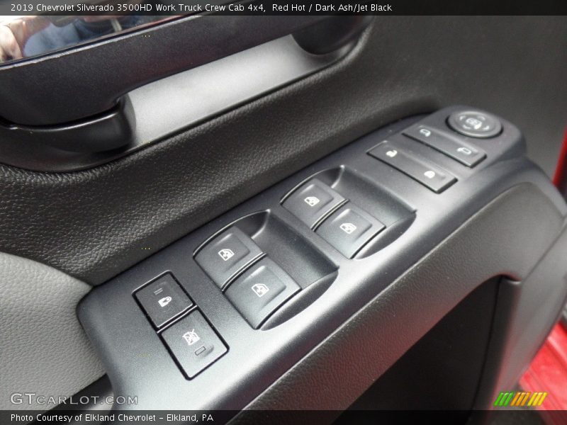 Red Hot / Dark Ash/Jet Black 2019 Chevrolet Silverado 3500HD Work Truck Crew Cab 4x4