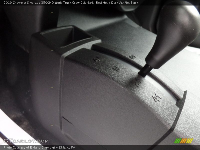 Red Hot / Dark Ash/Jet Black 2019 Chevrolet Silverado 3500HD Work Truck Crew Cab 4x4