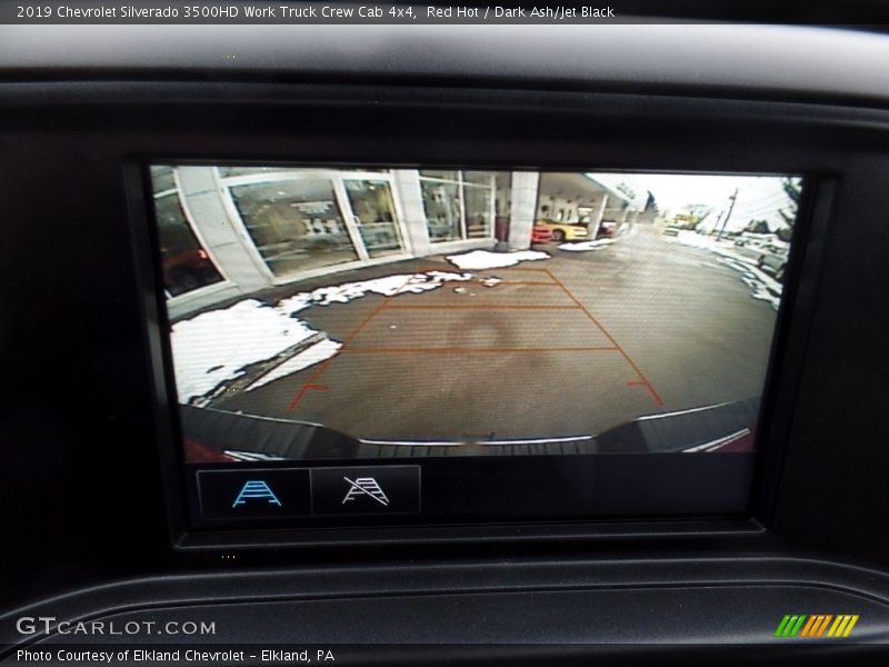 Red Hot / Dark Ash/Jet Black 2019 Chevrolet Silverado 3500HD Work Truck Crew Cab 4x4