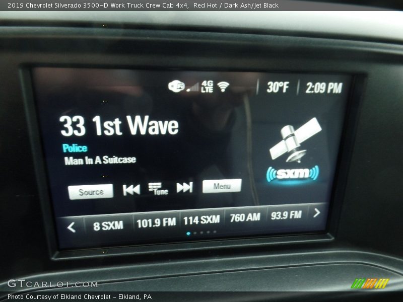 Red Hot / Dark Ash/Jet Black 2019 Chevrolet Silverado 3500HD Work Truck Crew Cab 4x4