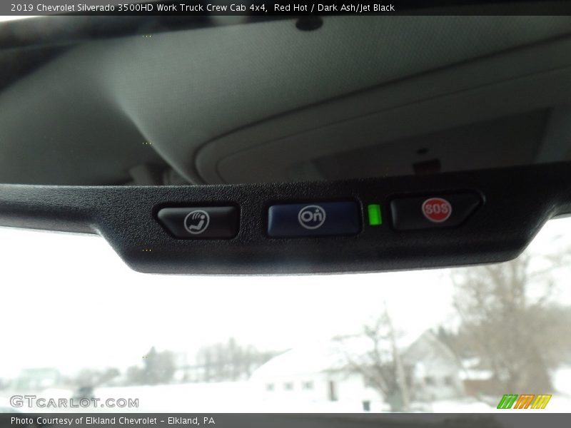 Red Hot / Dark Ash/Jet Black 2019 Chevrolet Silverado 3500HD Work Truck Crew Cab 4x4