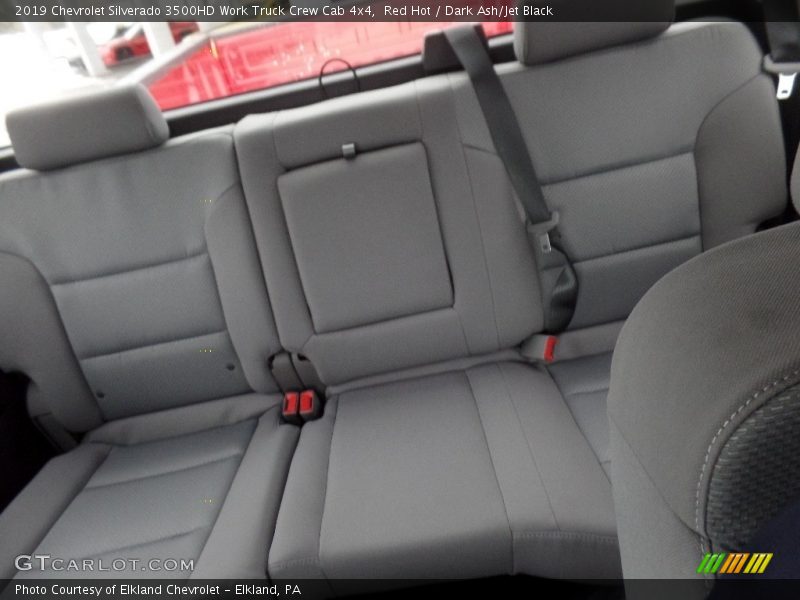 Red Hot / Dark Ash/Jet Black 2019 Chevrolet Silverado 3500HD Work Truck Crew Cab 4x4