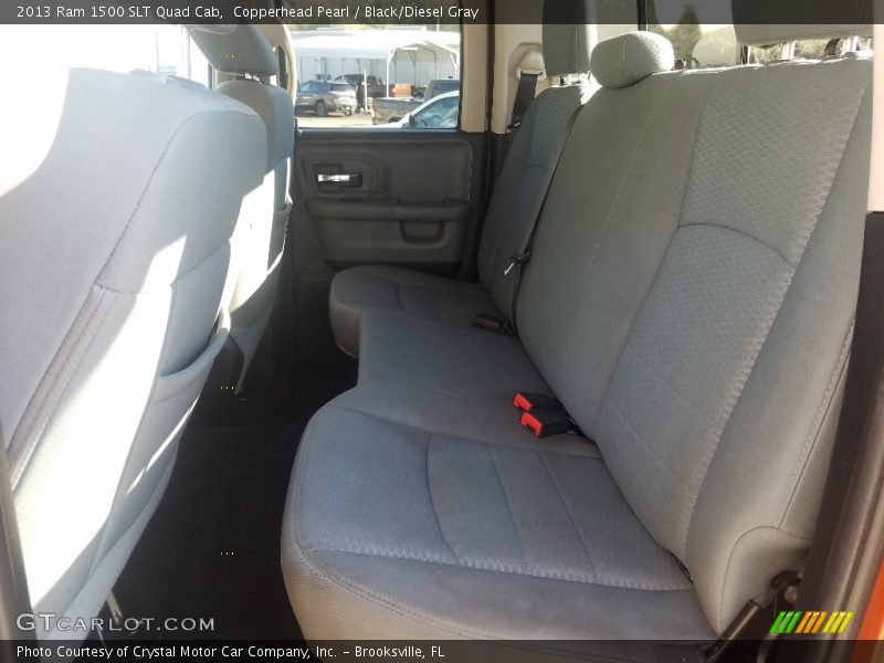 Copperhead Pearl / Black/Diesel Gray 2013 Ram 1500 SLT Quad Cab