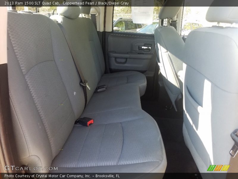 Copperhead Pearl / Black/Diesel Gray 2013 Ram 1500 SLT Quad Cab