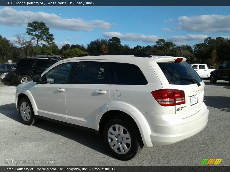 White Noise Tri-Coat / Black 2018 Dodge Journey SE