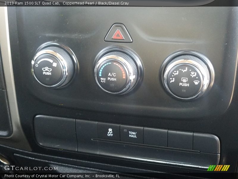 Copperhead Pearl / Black/Diesel Gray 2013 Ram 1500 SLT Quad Cab