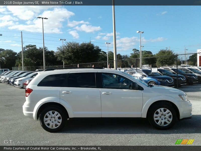 White Noise Tri-Coat / Black 2018 Dodge Journey SE