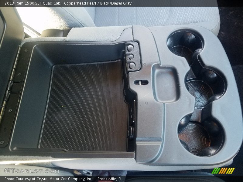 Copperhead Pearl / Black/Diesel Gray 2013 Ram 1500 SLT Quad Cab