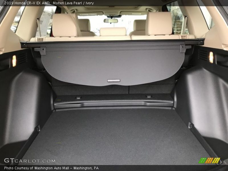 Molten Lava Pearl / Ivory 2019 Honda CR-V EX AWD