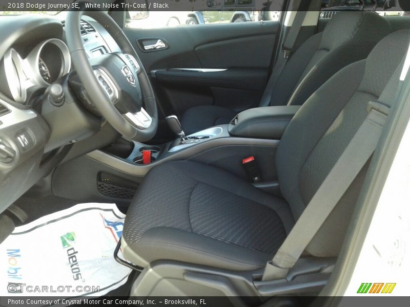 White Noise Tri-Coat / Black 2018 Dodge Journey SE