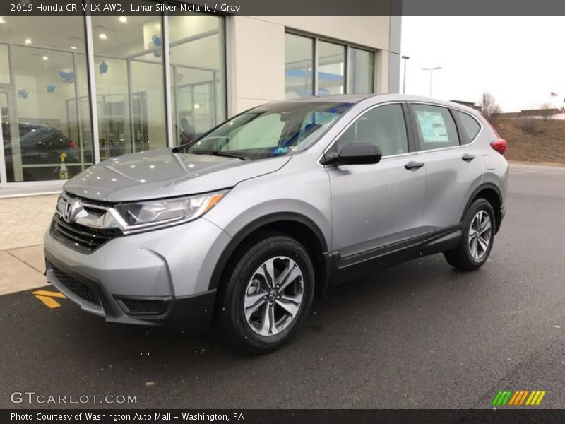 Lunar Silver Metallic / Gray 2019 Honda CR-V LX AWD