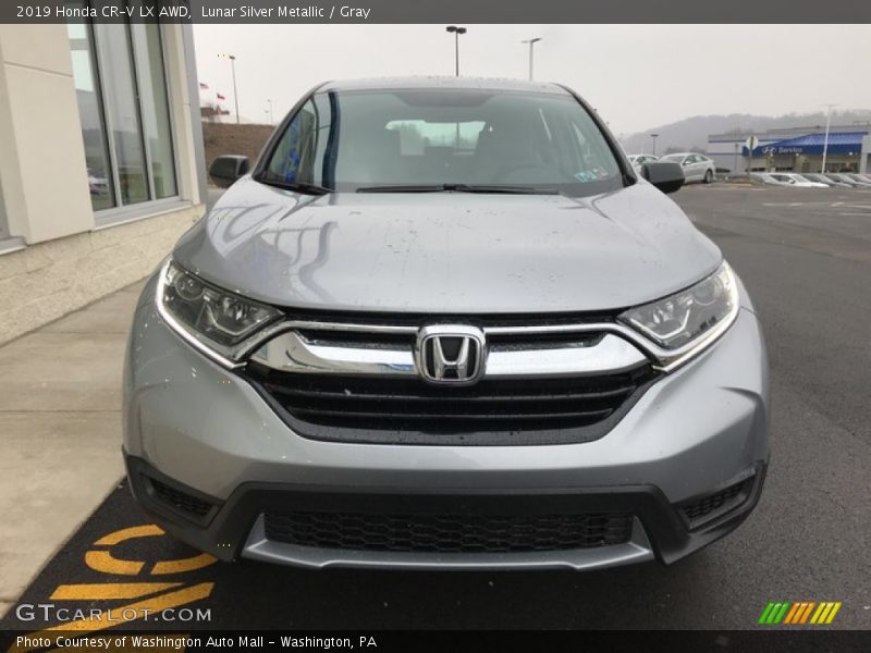 Lunar Silver Metallic / Gray 2019 Honda CR-V LX AWD