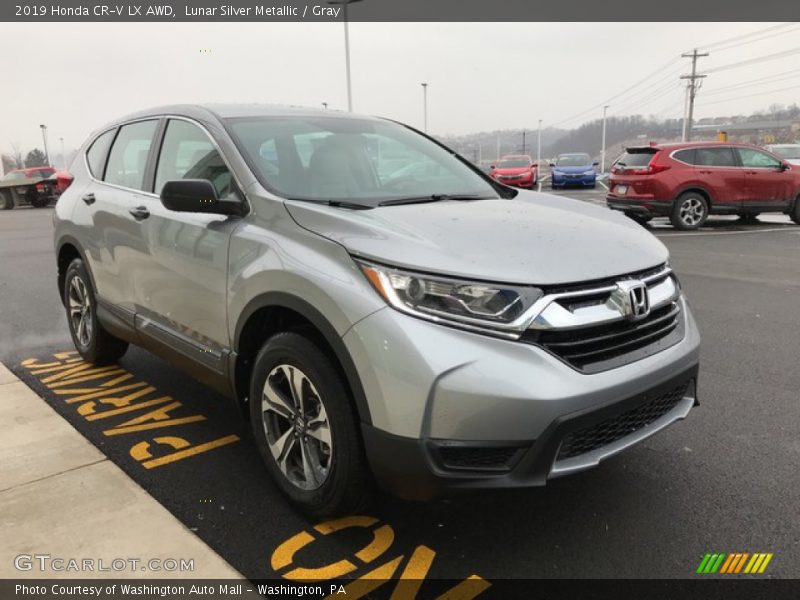 Lunar Silver Metallic / Gray 2019 Honda CR-V LX AWD