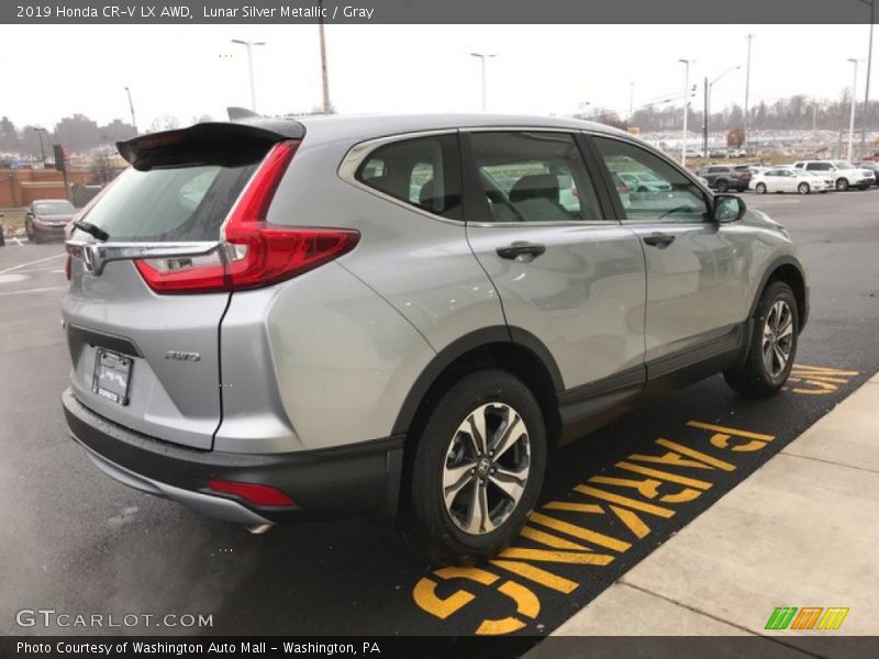 Lunar Silver Metallic / Gray 2019 Honda CR-V LX AWD