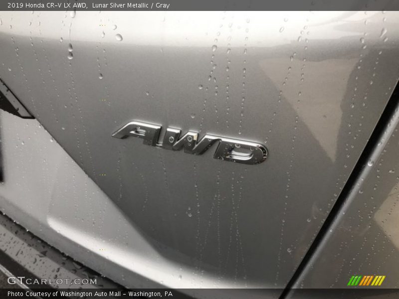 Lunar Silver Metallic / Gray 2019 Honda CR-V LX AWD