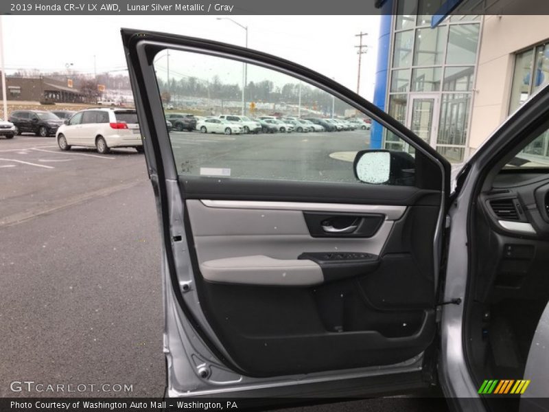Lunar Silver Metallic / Gray 2019 Honda CR-V LX AWD