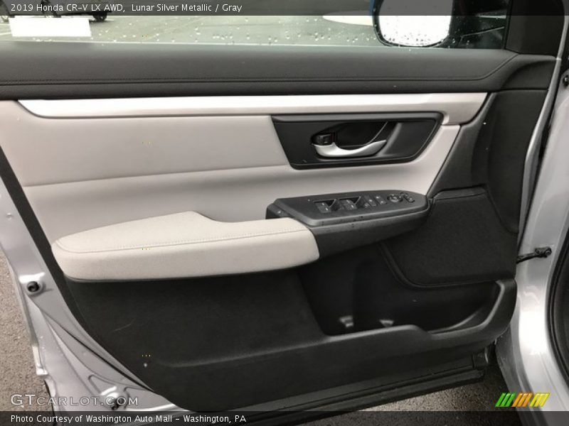 Lunar Silver Metallic / Gray 2019 Honda CR-V LX AWD