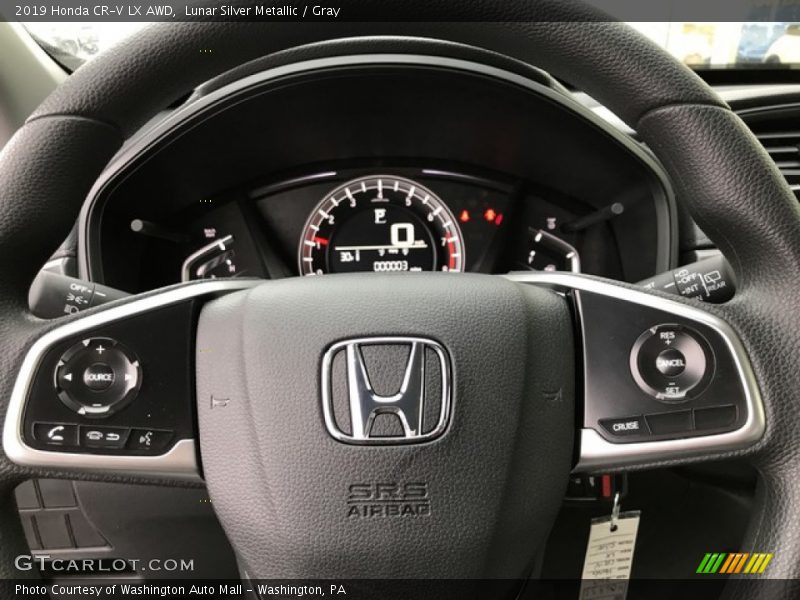 Lunar Silver Metallic / Gray 2019 Honda CR-V LX AWD